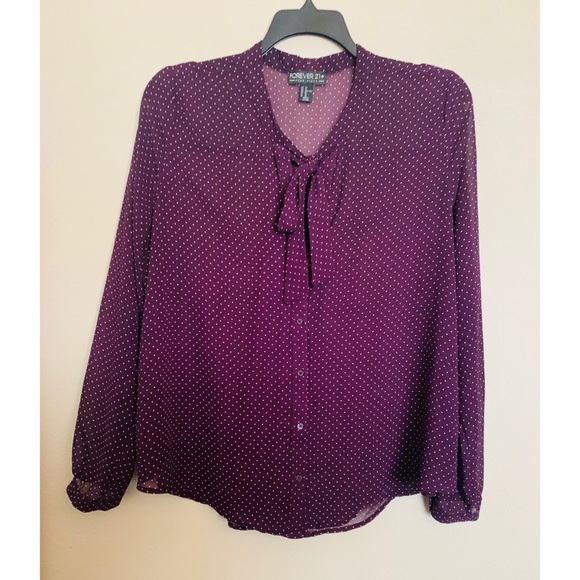 purple blouse forever 21
